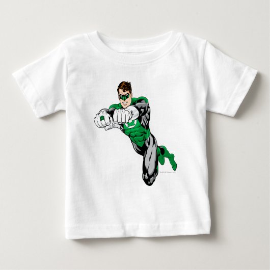 Grüne Laterne - Beide Arme nach vorne Baby T-shirt (Vorderseite)
