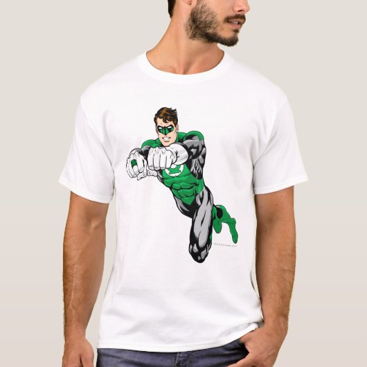 Grüne Laterne - Beide Arme nach vorne T-Shirt (Vorderseite)