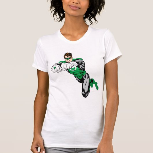 Grüne Laterne - Beide Arme nach vorne T-Shirt (Vorderseite)