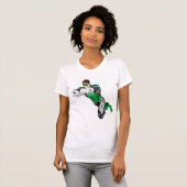 Grüne Laterne - Beide Arme nach vorne T-Shirt (Vorne ganz)