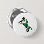 Grüne Laterne - beide Arme vorwärts Button (Vorne & Hinten)