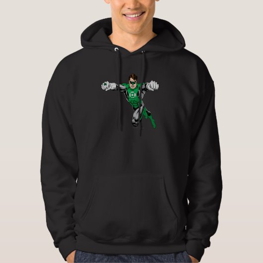 Grüne Laterne - Blick nach vorne Hoodie (Vorderseite)