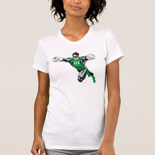 Grüne Laterne - Blick nach vorne T-Shirt (Vorderseite)