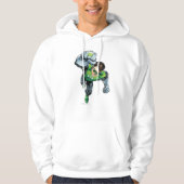 Grüne Laterne - Comic, Armhöhe Hoodie (Vorderseite)