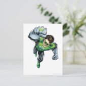 Grüne Laterne - Comic, Armhöhe Postkarte (Stehend Vorderseite)