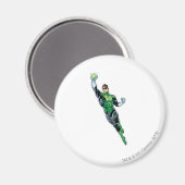 Grüne Laterne - Comic, aufgeblasen Magnet (Vorderseite/Rückseite)