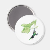 Grüne Laterne - Comic mit Maschine Magnet (Vorderseite/Rückseite)