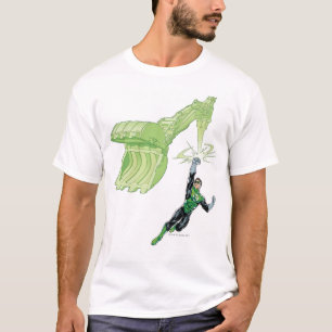 Grüne Laterne - Comic, mit Maschine T-Shirt