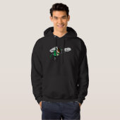 Grüne Laterne - Comic, rechts fliegen Hoodie (Vorne ganz)