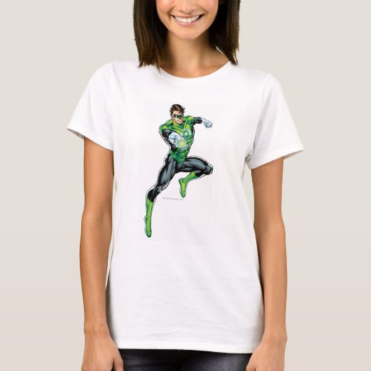 Grüne Laterne - Comic, springen T-Shirt (Vorderseite)