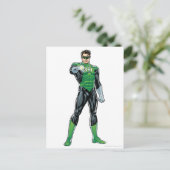 Grüne Laterne - Comic, Stehend Postkarte (Stehend Vorderseite)