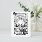 Grüne Laterne - Die Legende Reborn, Schwarz und We Postkarte (Stehend Vorderseite)