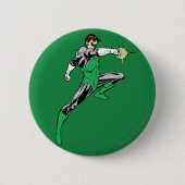 Grüne Laterne, die Ring zeigt Button (Vorderseite)