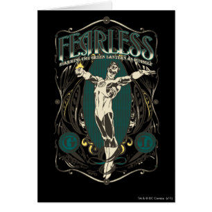 Grüne Laterne - "furchtloses" Plakat