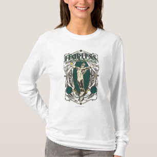 Grüne Laterne - "furchtloses" Plakat T-Shirt