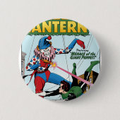 Grüne Laterne gegen Clown Button (Vorderseite)