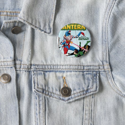 Grüne Laterne gegen Clown Button (Beispiel)