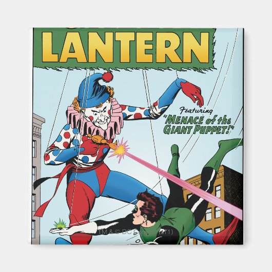 Grüne Laterne gegen Clown Magnet (Vorne)