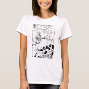 Grüne Laterne gegen den Clown, Schwarzweiss T-Shirt