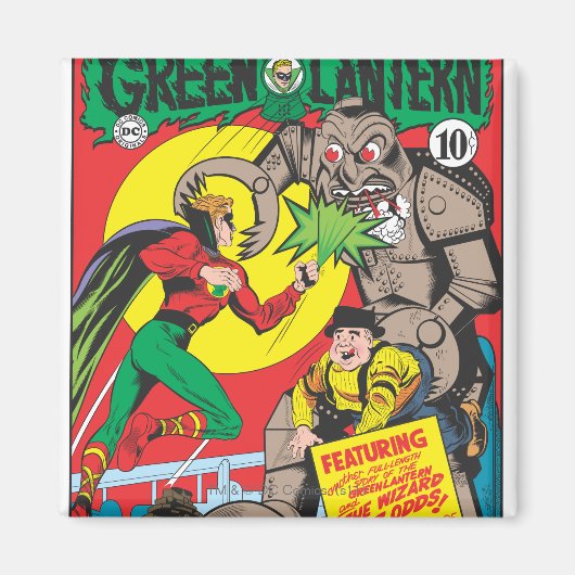 Grüne Laterne gegen den Zauberer der Odds Magnet (Vorne)