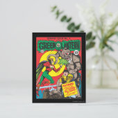 Grüne Laterne gegen den Zauberer der Odds Postkarte (Stehend Vorderseite)