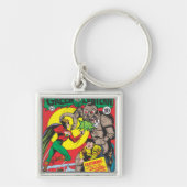 Grüne Laterne gegen den Zauberer der Odds Schlüsselanhänger (Vorne)