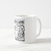 Grüne Laterne gegen den Zauberer der Odds, schwarz Kaffeetasse (VorderseiteRechts)