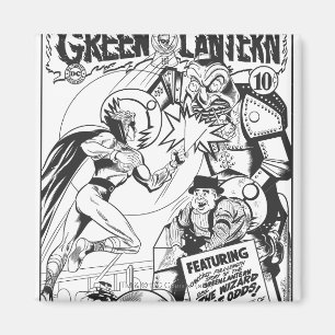 Grüne Laterne gegen den Zauberer der Odds, schwarz Magnet