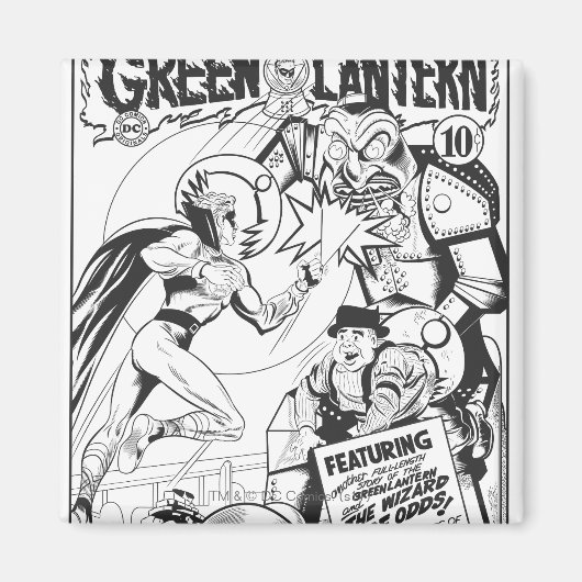 Grüne Laterne gegen den Zauberer der Odds, schwarz Magnet (Vorne)