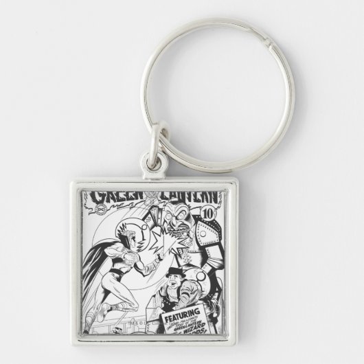 Grüne Laterne gegen den Zauberer der Odds, schwarz Schlüsselanhänger (Vorne)