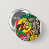 Grüne Laterne gegen den Zauberer von Chancen Button (Vorne & Hinten)