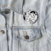 Grüne Laterne gegen die grüne Laterne, Button (Beispiel)