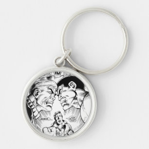 Grüne Laterne gegen die grüne Laterne, Schlüsselanhänger