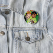 Grüne Laterne gegen grüne Laterne Button (Beispiel)