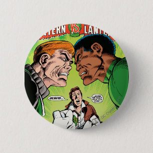 Grüne Laterne gegen grüne Laterne Button