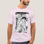 Grüne Laterne gegen Grüne Laterne, Schwarz und Wei T-Shirt (Vorderseite)