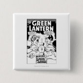 Grüne Laterne gegen Sinestro, Schwarzweiss Button (Vorderseite)