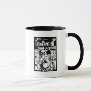 Grüne Laterne - Grün schattiertes Comic, schwarz Tasse