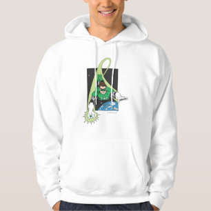 Grüne Laterne im Raum Hoodie