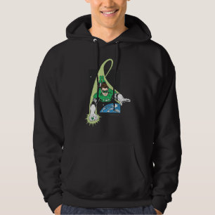 Grüne Laterne im Raum Hoodie