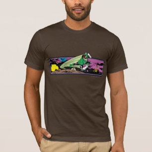 Grüne Laterne im Raum T-Shirt