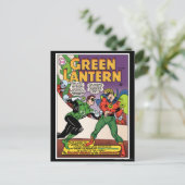 Grüne Laterne im Ring Postkarte (Stehend Vorderseite)