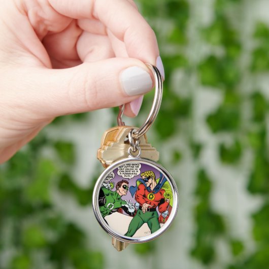 Grüne Laterne im Ring Schlüsselanhänger (Hand)