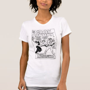 Grüne Laterne im Ring, Schwarzweiss T-Shirt