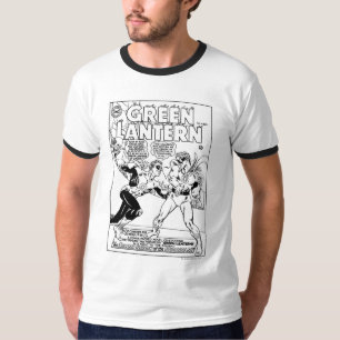Grüne Laterne im Ring, Schwarzweiss T-Shirt