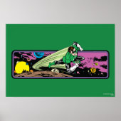 Grüne Laterne im Weltraum Poster (Vorne)