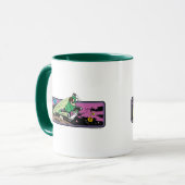 Grüne Laterne im Weltraum Tasse (Vorderseite Links)