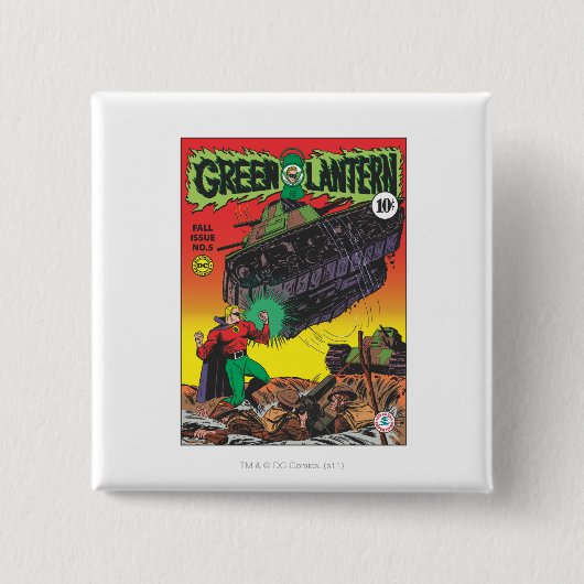 Grüne Laterne in den Gräben Button (Vorderseite)