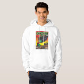 Grüne Laterne in den Gräben Hoodie (Vorne ganz)