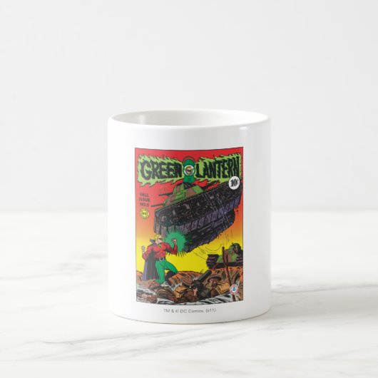 Grüne Laterne in den Gräben Kaffeetasse (Mittel)